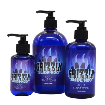 GRIZZLY water-based lubricant for male and female use, with a charming aftertaste, water-soluble brushed and viscous properties
