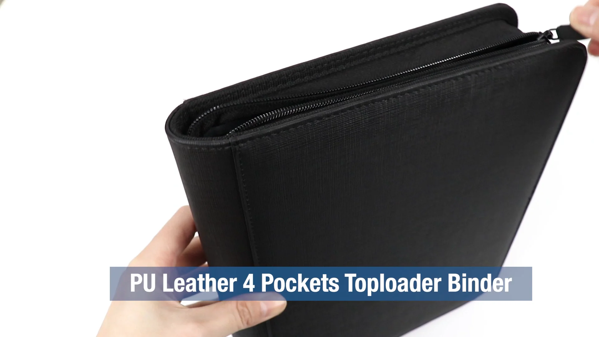 In Stock !!! 12 Sets Unique Design Pu Leather 4 Pockets Toploader