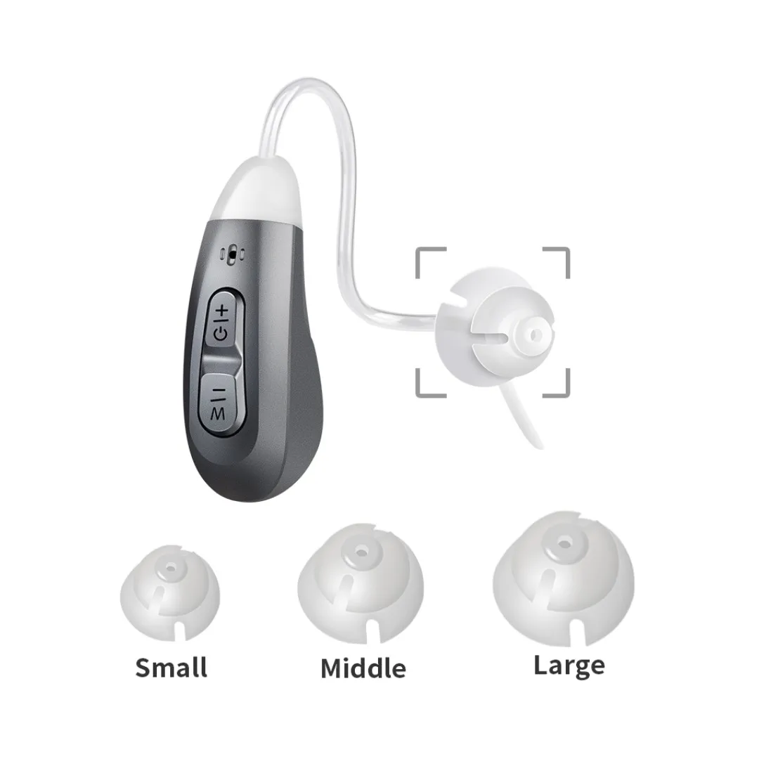 【未使用品】JINGHAO 集音器 JH-D59 JINGHAO JH-D59 OTC BTE Bluetooth Digital Hearing Aid