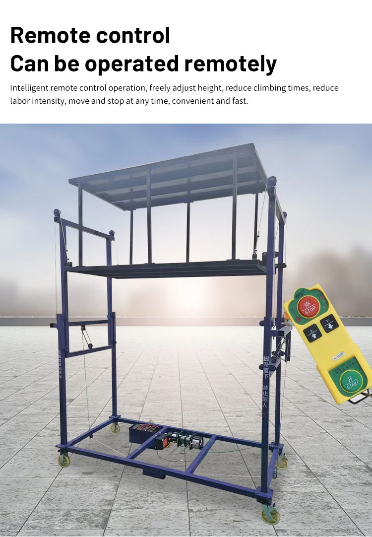 Electric Hydraulic Lift Platform Cargo Platform Lift Foldable Electric