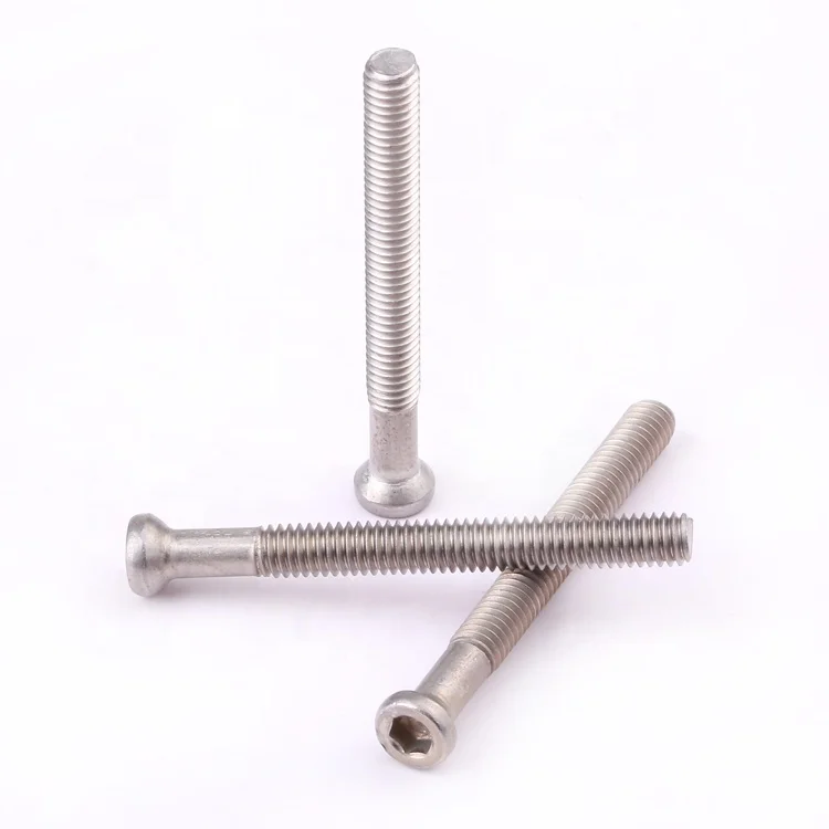 Customization fasteners hex socket screw stainless iron 410 machine screw for doors and windows