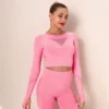 long sleeve pink