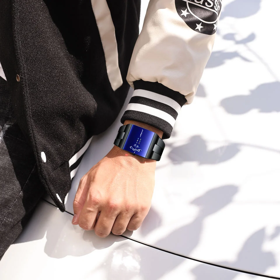 Poedagar 857 High Quality Square Dial Design Stainless Steel Band Watch for Men High-End Waterproof Quartz Movement Wristwatch