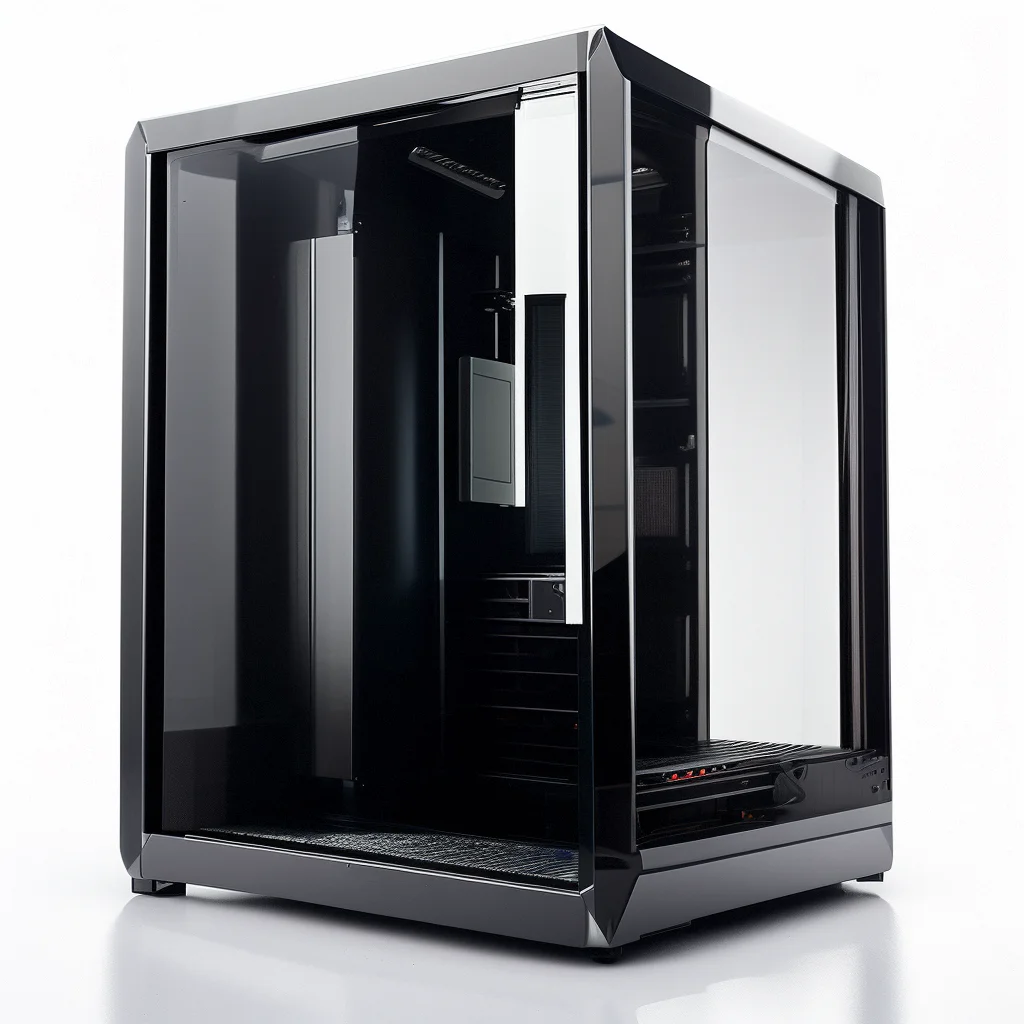 Factory Directly Oem Tempered 3 Side Glass Case Computer Pc