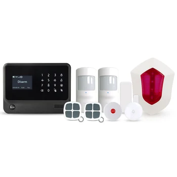 Sistema de alarma inteligente de alta calidad para la seguridad del hogar con 3 anos de garantia. Sistema de alarma WIFI/GSM