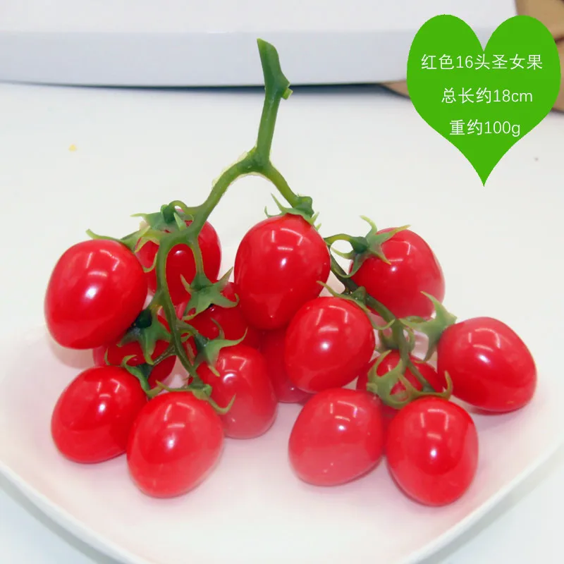 Colorful Artificial Decorative Plastic Fruit Grape Apple Banana Mango for Indoor Decoration