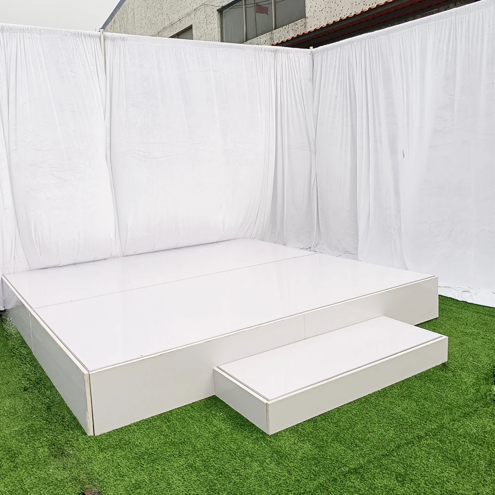 1x2m Easy Moving Choir Stage Platform and Riser for Wedding Decorations