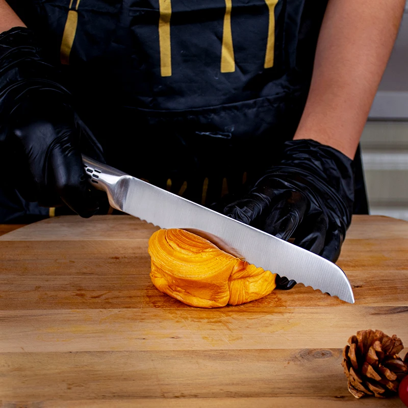 Wholesale 5 PCS Japanese Sharp Chef Knife S/S 410 Handle Stainless Steel Kitchen Knife Set