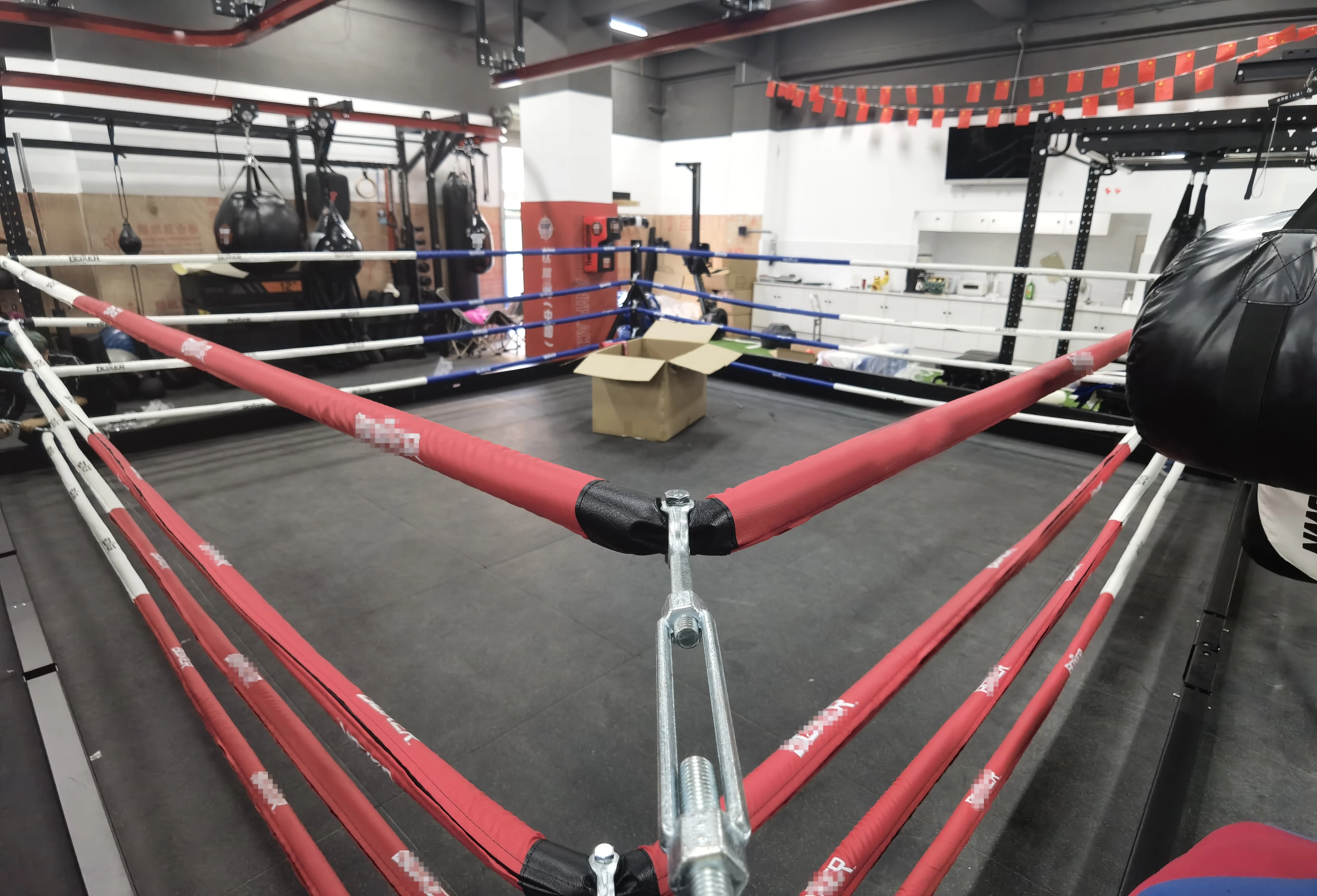 Professional Factory Boxing Ring Rope Covers Boxing Ring Ropes 5 X 5 Meter Boxing Ring Ropes