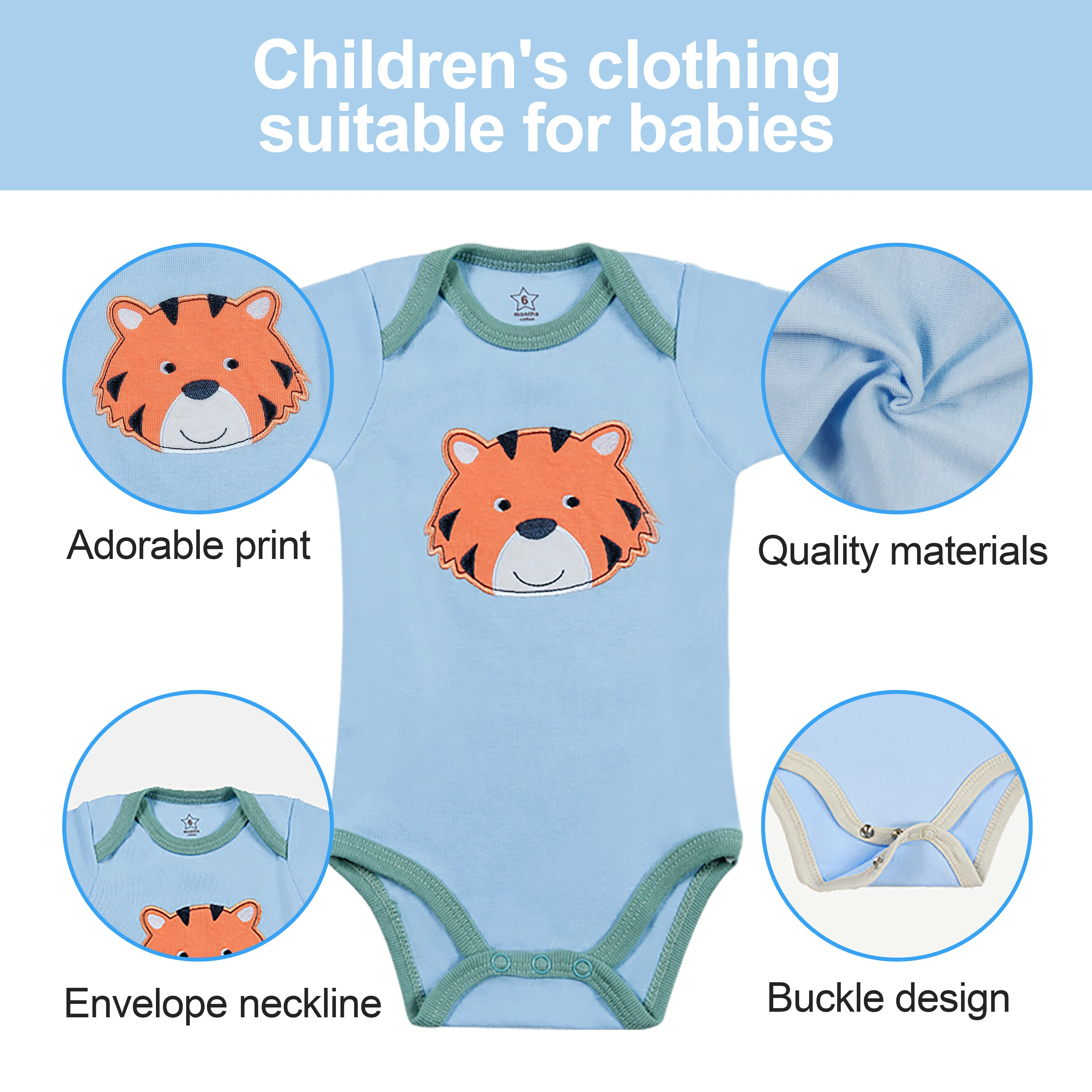 short sleeve baby romper​