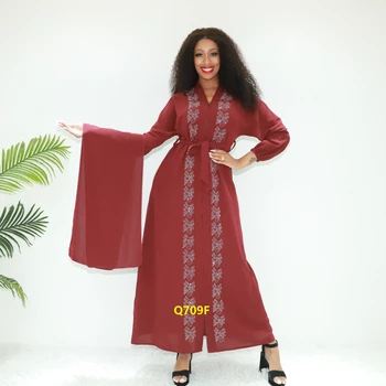 Africa Clothing Second Hand Abaya  AY Fashion Q709F Ghana Abaya Muslim Dress