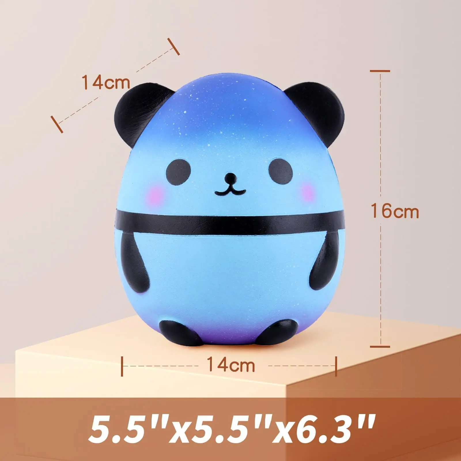 Squishies Jumbo Panda Egg Stress Relief Toy