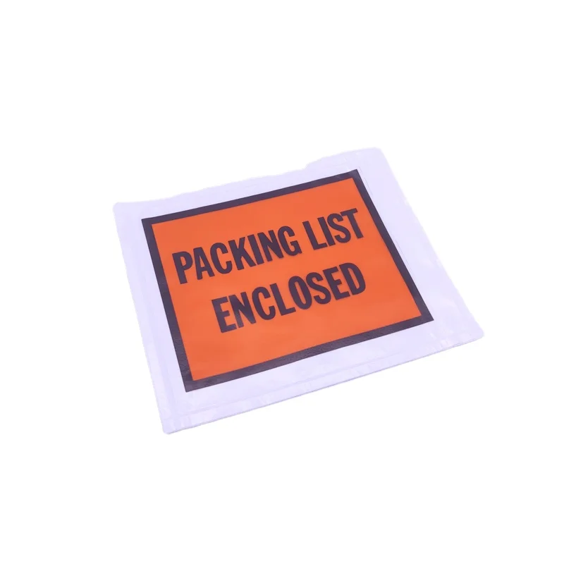 Fangda Tailored Size For Letter Paper Packing List Envelope Adhesive