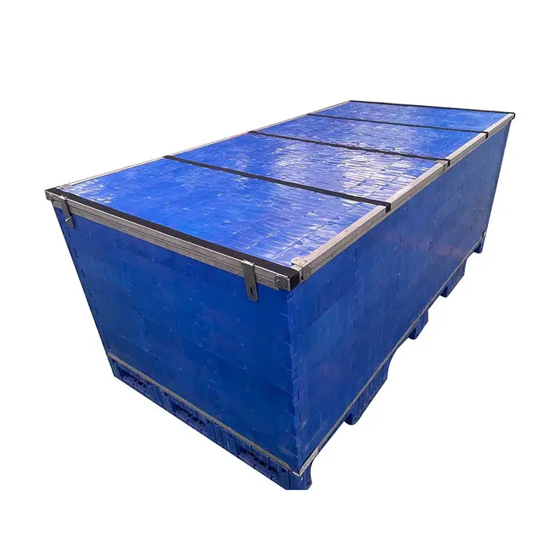 heavy duty 2400*1200 1800*1200 PP/PE customized large size foldable pallet bin and box