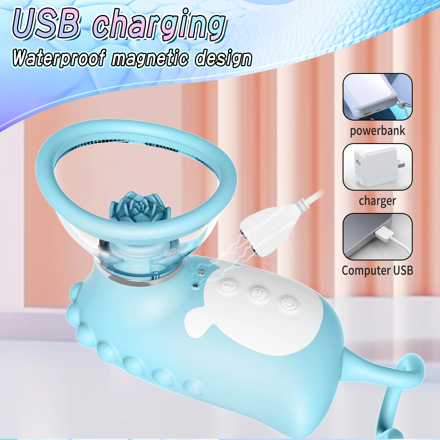 Adult Female Masturbator With Vibrating Nipple Stimulation Breast G-Point Sucking Features Vibrator Massager For Sexual Pleasure_voghion.com