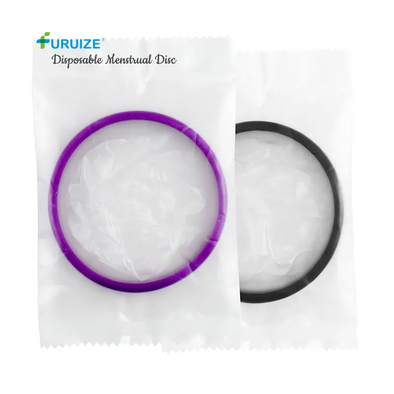 Ecofriendly Woman Menstrual Disc Cup Silicone Furuize Disposable
