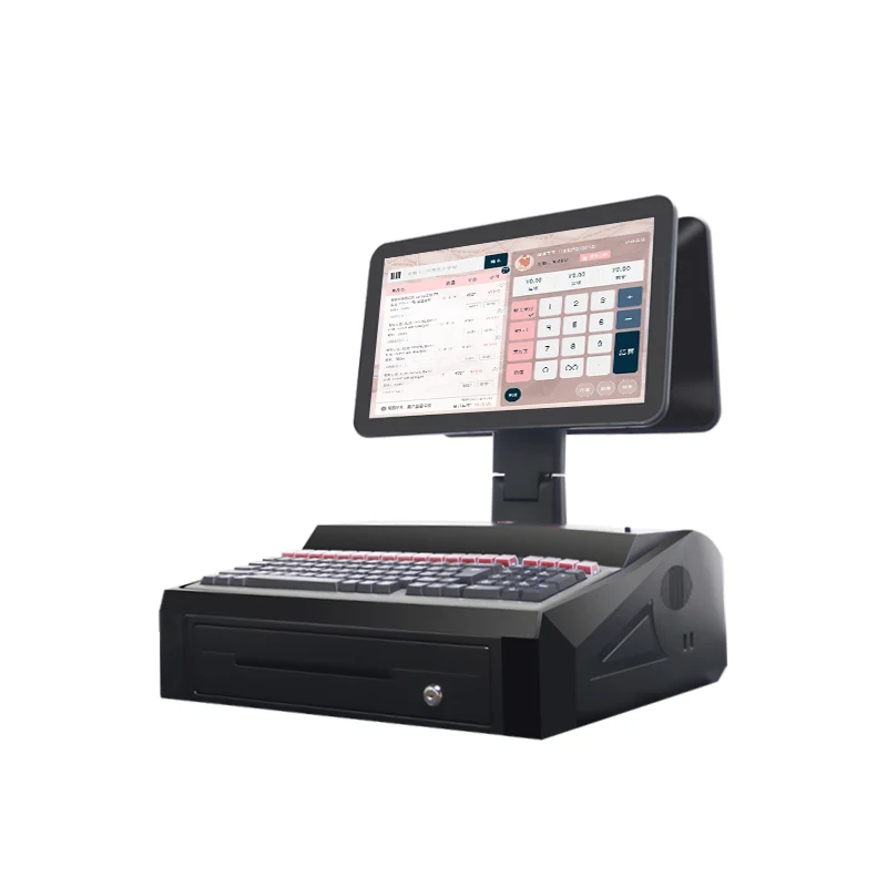 High Quality 15.6 Inch Pos System Dual Touch Screen Android Desktop All ...