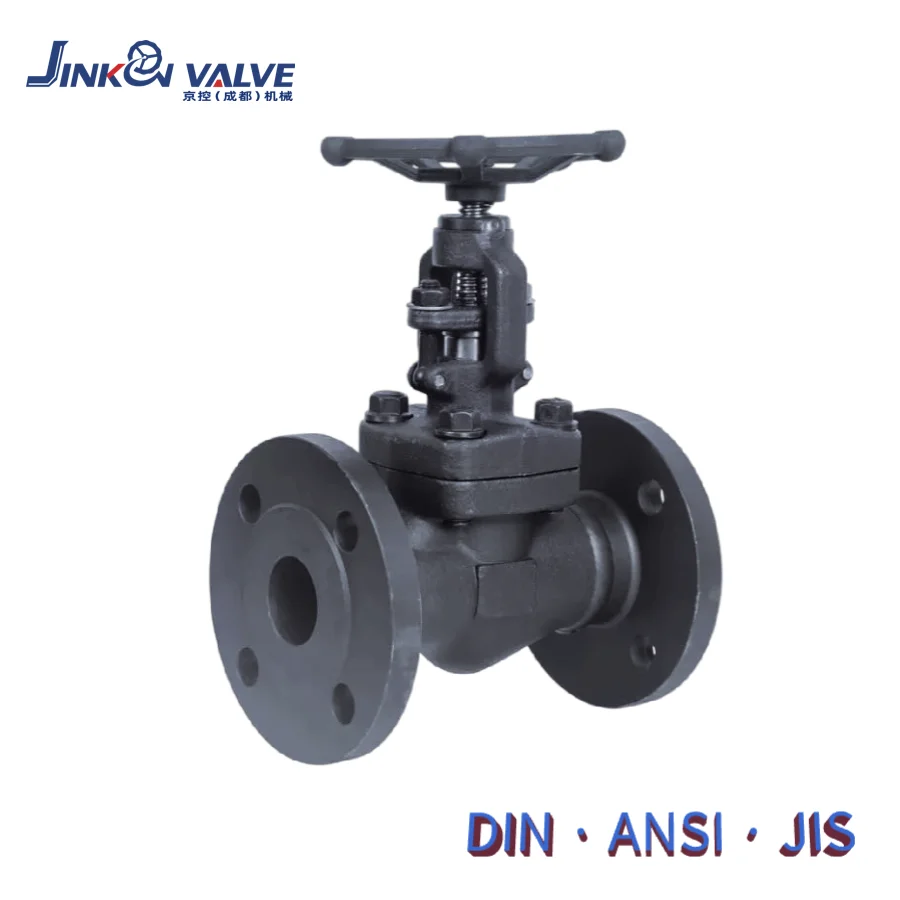A105 Forged Steel Hard Seal Flanged Gate Valve DN15-DN80 PN16/PN25 Manual Shutoff Valve, Custom Electric & Pneumatic Drive