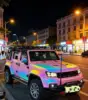 Prisma colorido rosa