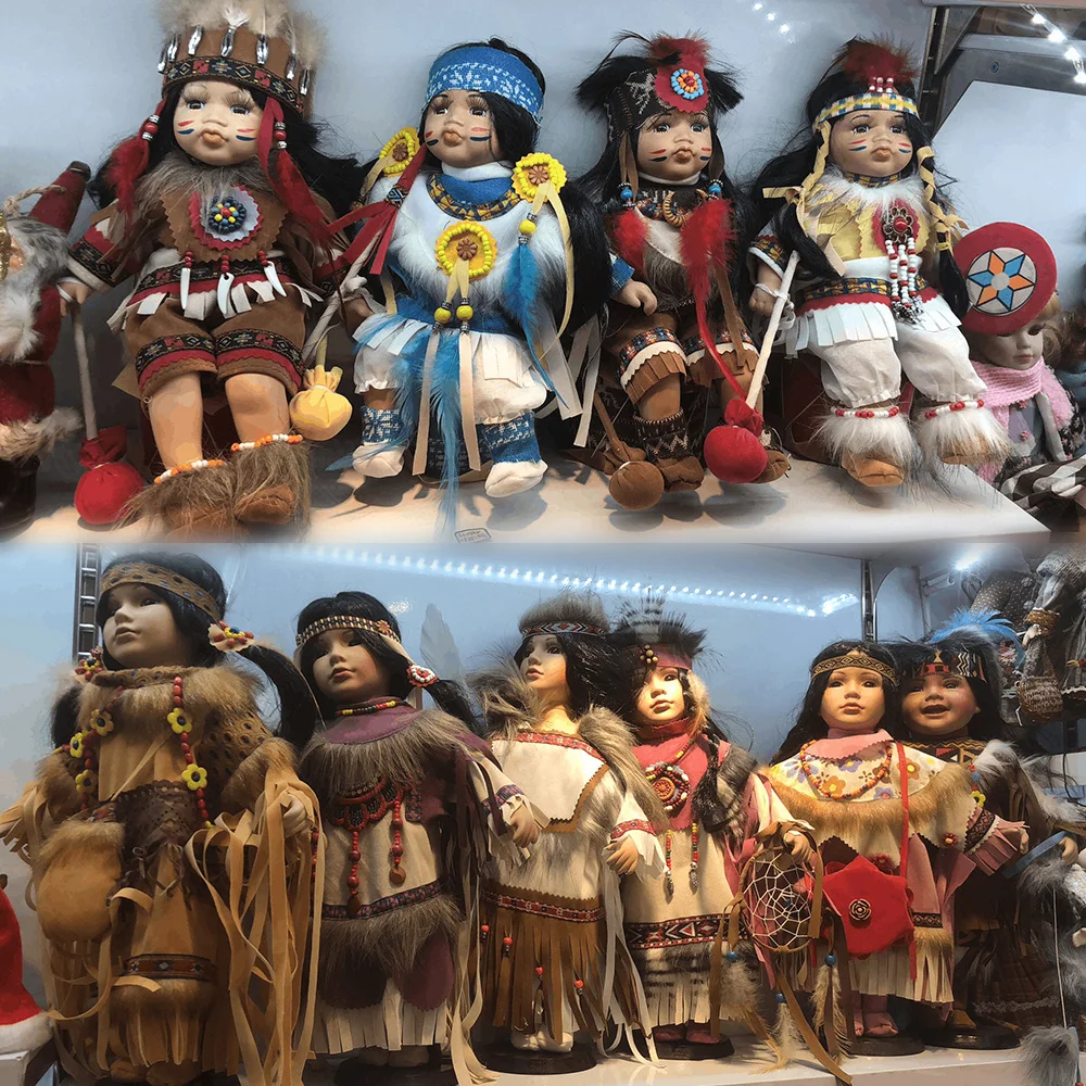 Mixed Design Beautiful Girl Porcelain Face Doll Antique Doll Cheap Elegant Porcelain Dolls Wholesale