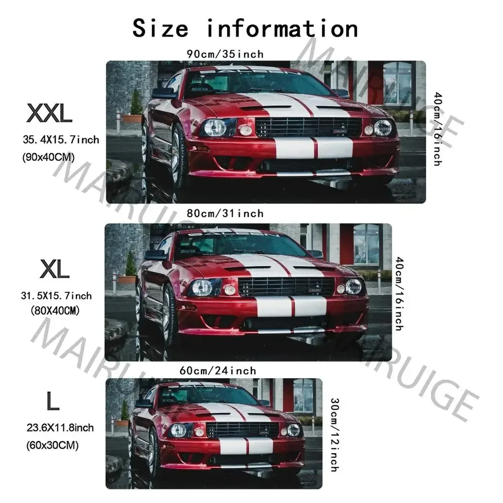 Japanese Painting Style Car Cool Stylish PC Gaming Mouse Pads Gamer Mats Teclado Ergonom aperçu 17