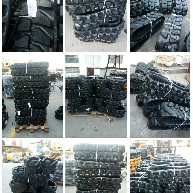 450HD rubber track pad for Excavator Black color