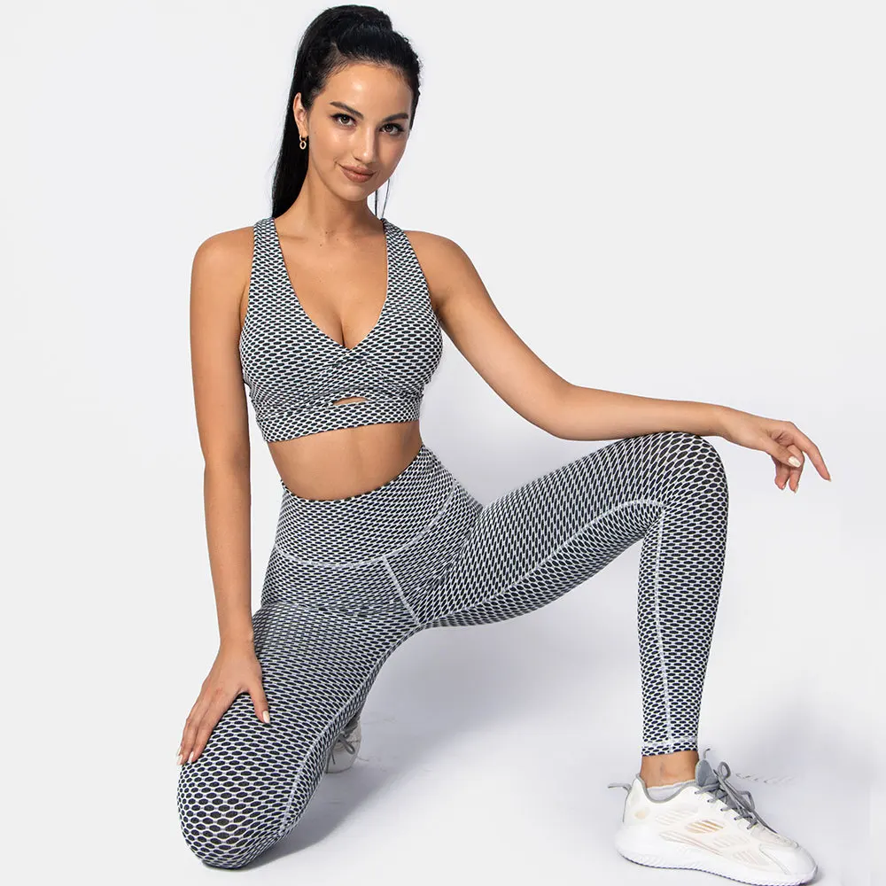 Polka Dot Workout Set