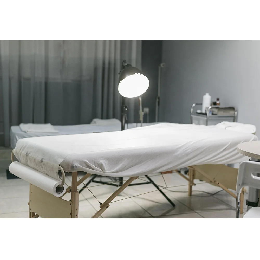 China Manufacturer MEPRO Disposable Hospital Bed Sheets Paper Couch Roll manufacture