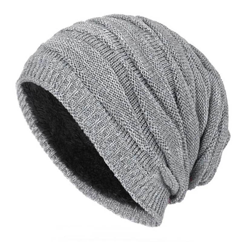 Hot Sale Men Beanies Winter Warm Slouch 