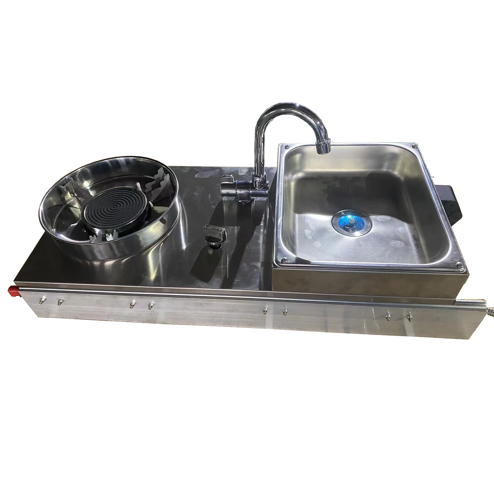 Outdoor Sliding Kitchen Stainless Steel Rv Gas Stove With Sink for Rv ...