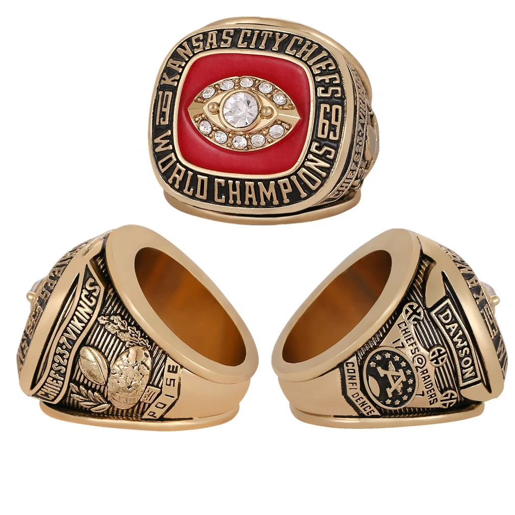 Wholesale 1969 2019 Kansas City Chiefs Football Championship Rings With  Trophy Packing Box Set From m.