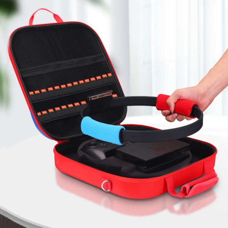 Fitness Ring Storage Bag Hard Case for Nintendo Switch, Travel
