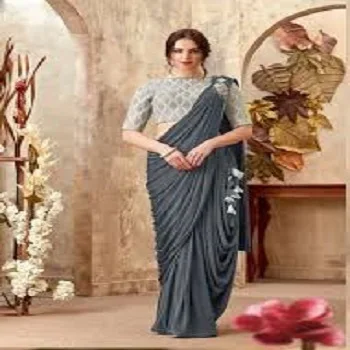 normal party saree