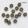 1#six-petal flower - dark green (one piece)