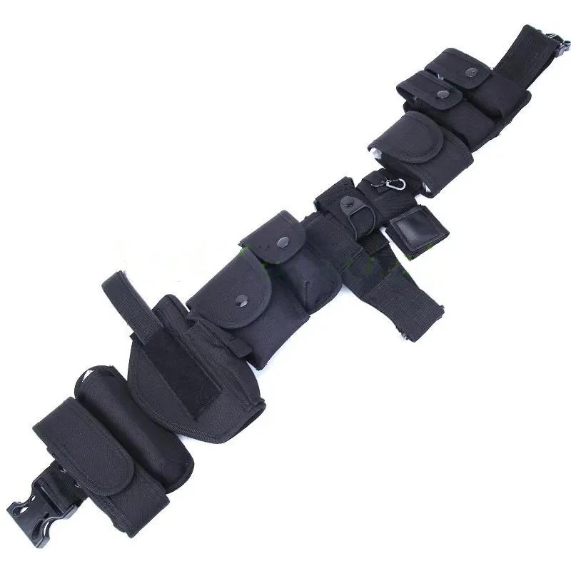 Multifunctional Outdoor Security Belts Waist Pack Hunting Tactical Utility Kit Duty Belts Bag Tactical Training Belt Pouch Bag