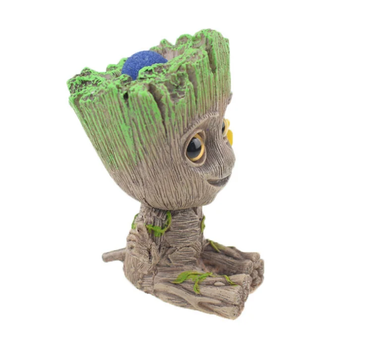 
Игрушка «стражи Галактики Грут», ручная работа, цветочный горшок 