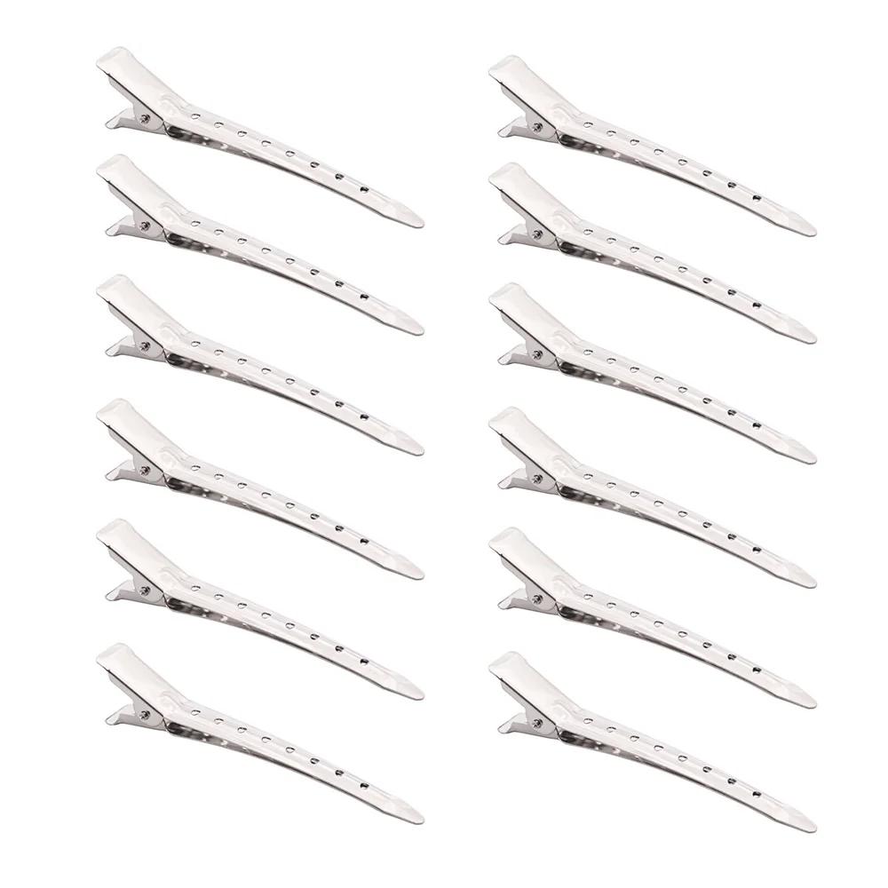 Wholesale 12pcs 3.3 Inch Hair Pins Metal Duck Billed Hair Clips For