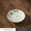Grey glaze hand-painted pot bearing-flower mouth osmanthus