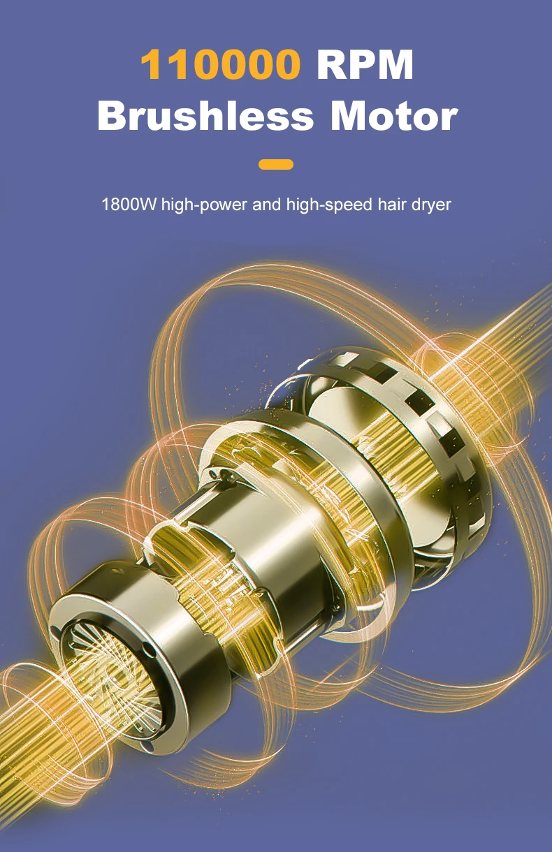 Koofex New Design Barber Machine Brushless Motor Iron Remove Static