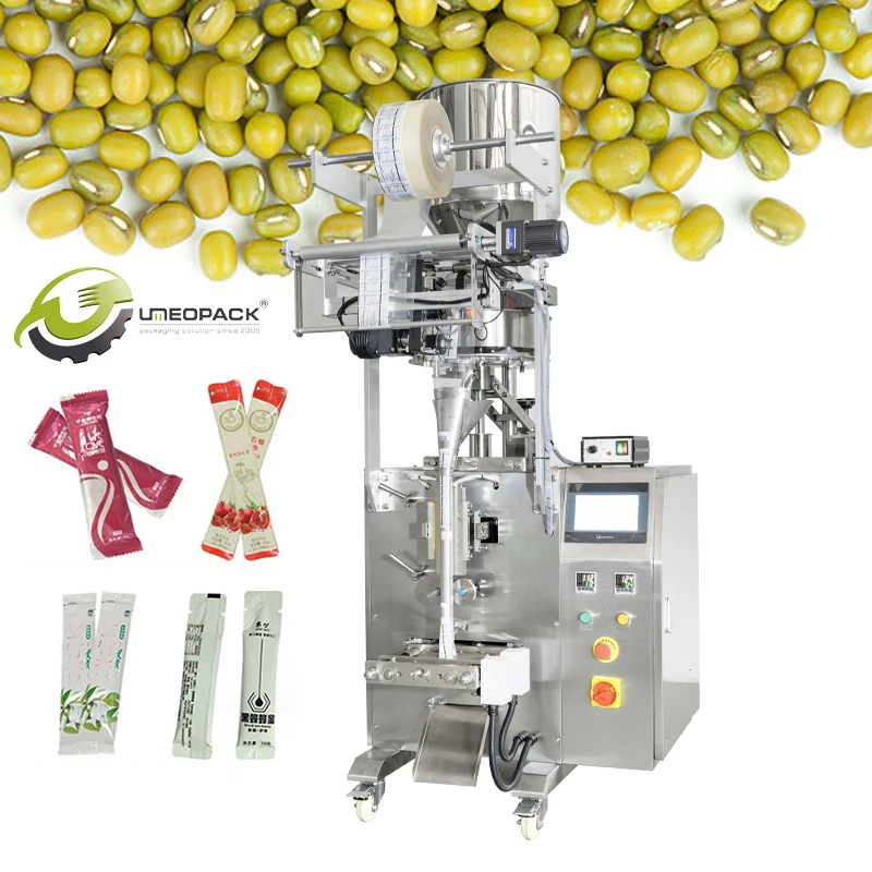 Automatic Small Pistachio Mixed Nuts Peanut Sachet Packaging Almonds Candy Walnut Melon Seeds Granule Filling Packaging Machine