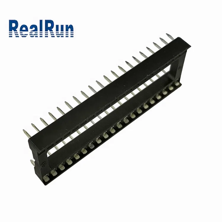 2.54mm 32 Pin IC Connector Socket DIP Chip Test Holder with 8/14/16/18/20/24/28/32/40 Pin DIP 2.54mm Spacing for ICs