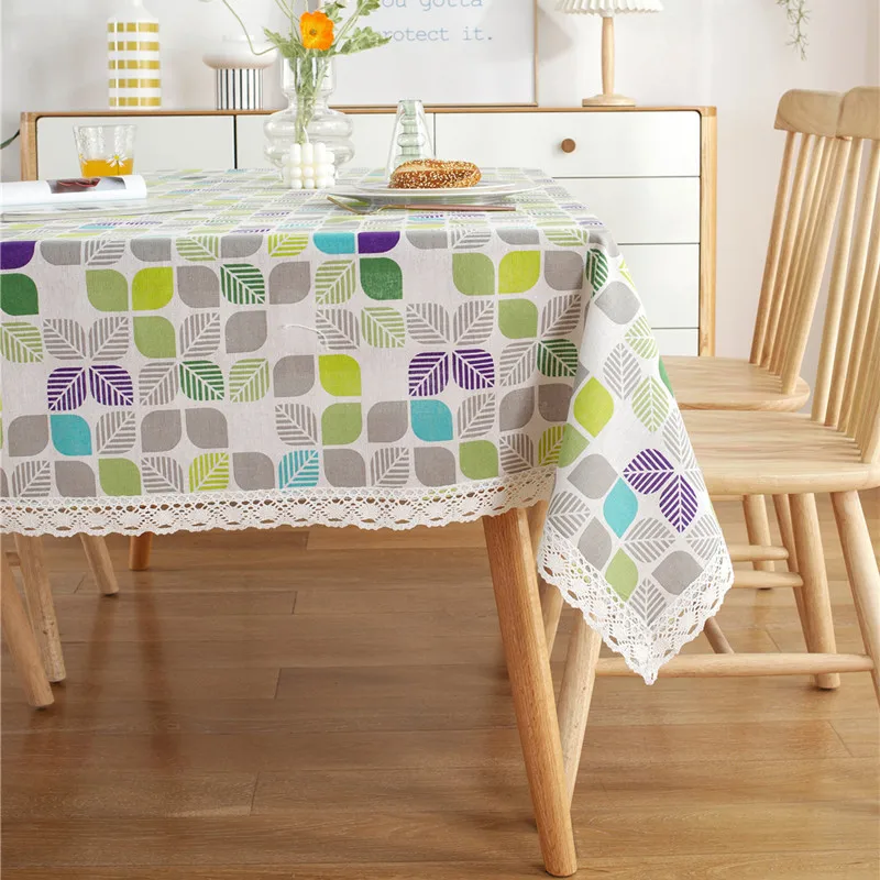Polka Dot Print Tablecloths with Custom Large and Small Size Table Cloth for Indoors Decoration