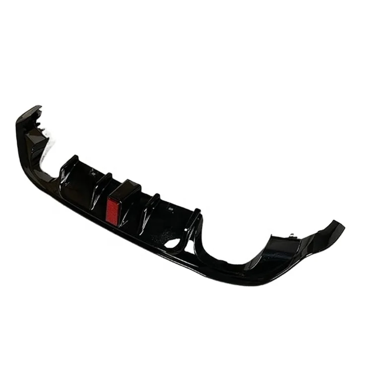 KEBEL New Black Rear Diffuser Spoiler Splitter 2012-2017 VW Golf Mk7 GTI GTD Rear Bumper Guard Cover Lip Body Kit Compatible