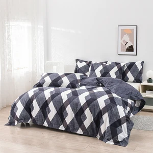 Vibrant 3D Digital Print Bedding Set Comfortable Durable Easy Care Modern Home Decoration