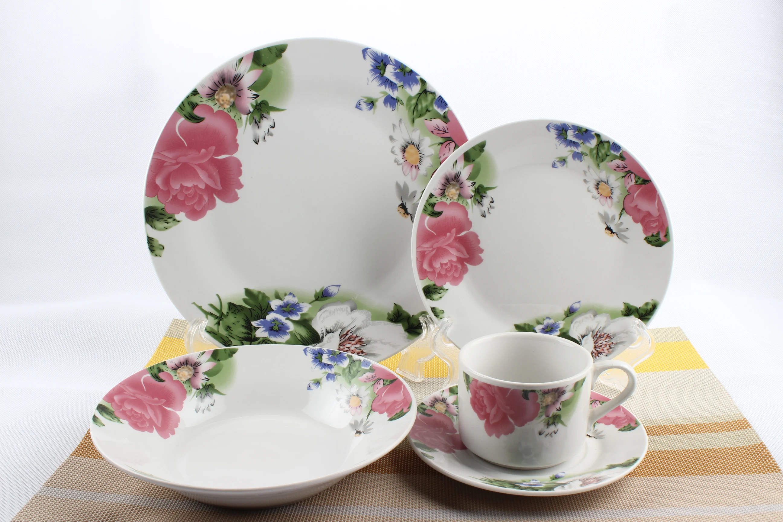 16pcs Franz Porcelain Gibson Dinnerware Dishwasher Safe