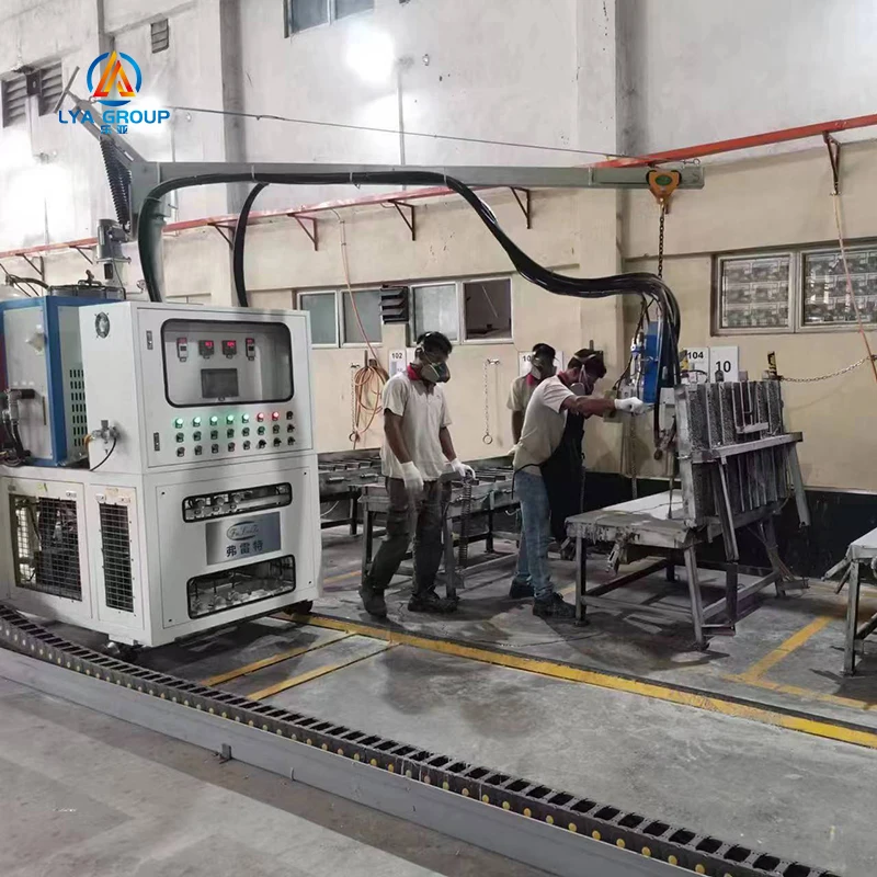 Projectable Equipment Batch Polyurethane Stone Wall Panel Machinery Pu Foam Injection Producing Machine for Sale