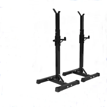 Portable Dumbbell Racks Sturdy Steel Squat Rack Barbell Free Bench Press Stands Home Gym Load 550Lbs Dipping Station