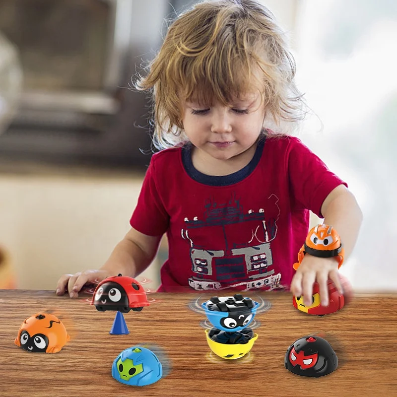 Gyroscope Watch Stacking Spinning Mini Car Stunts Fancy Fun Gifts Educational Toys Inertia Toys Car Gyroscope