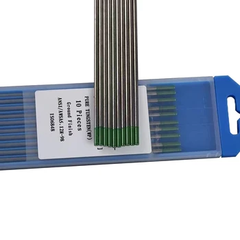 10pcs Green Code 1.0/1.6/2.0/2.4/3.0/ 3.2/ 150MM Tungsten Electrode Tungsten Needle Rod For Welding Machine