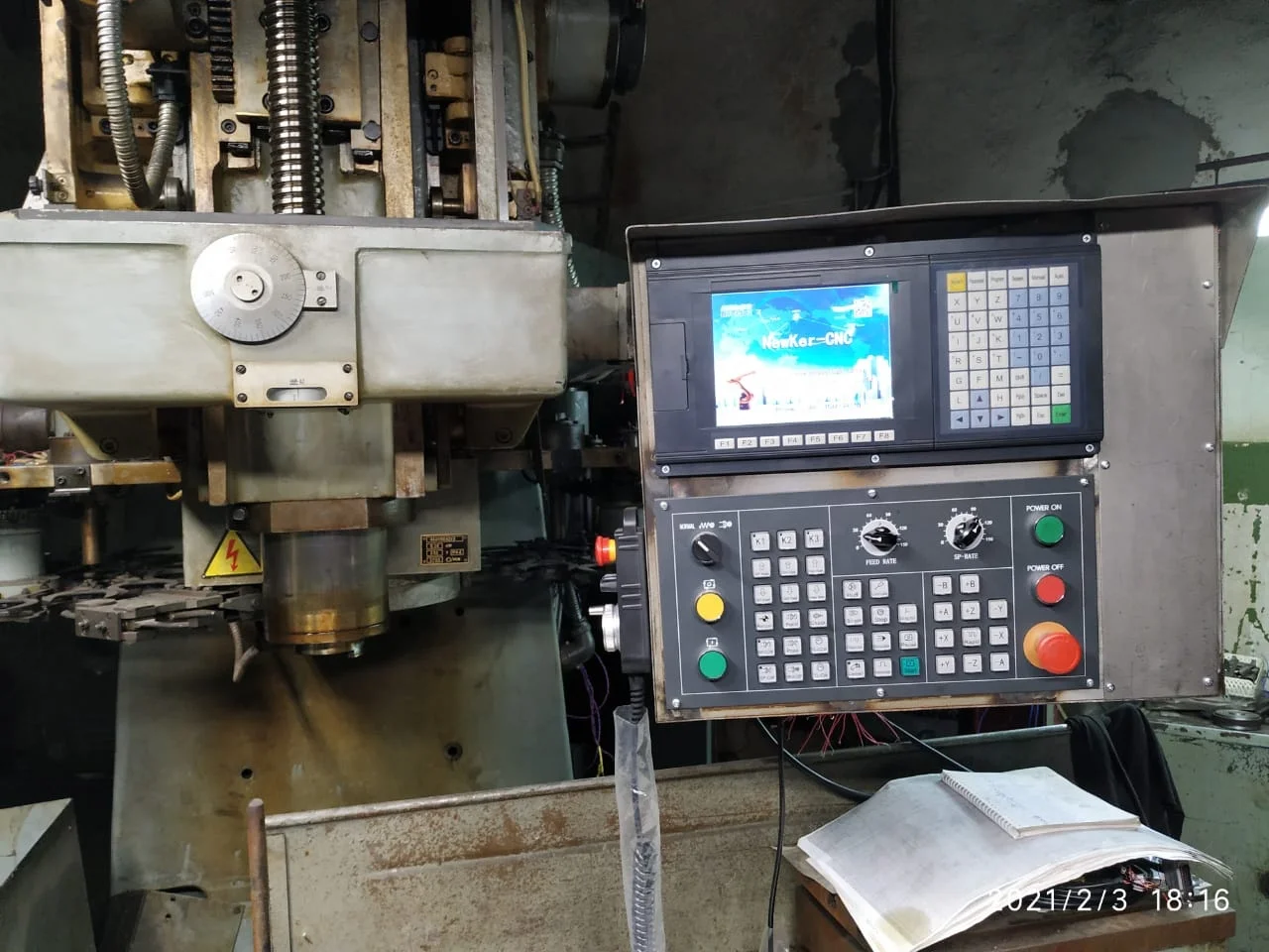 NEWKer Control Kit Cnc 2 Axes 4 Axis Box Digital Drilling Milling and Grinding Cnc Router Controller Panel